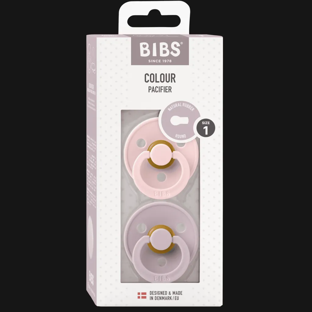 Colour 2-pack Runda Latexnappar Blossom Dusky Lilac Nappar & Napphållare