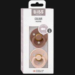 Colour 2-pack Runda Latexnappar Woodchuck Blush Nappar & Napphållare