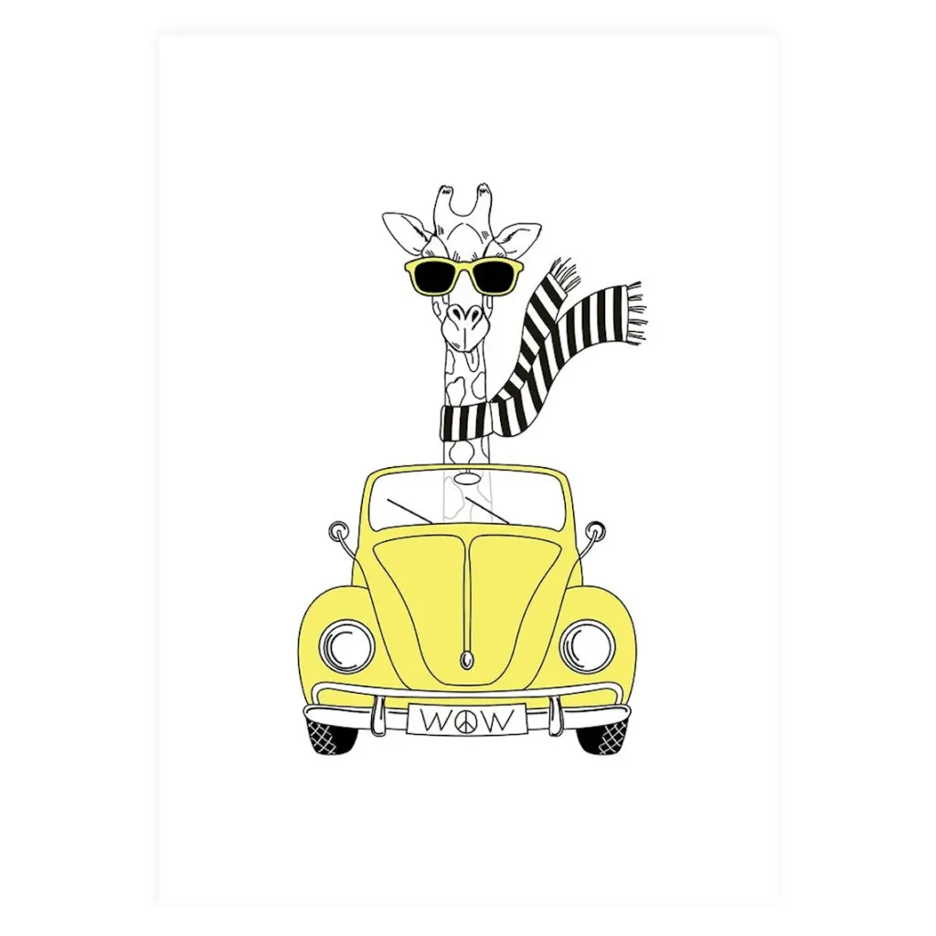 Clearance Cool Giraff Poster Barn Barnrumsaccessoarer
