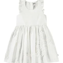 New Cortney Short-Sleeved Dress Crisp White Barn Klänningar & Kjolar