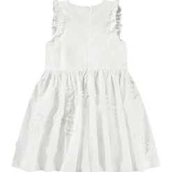 New Cortney Short-Sleeved Dress Crisp White Barn Klänningar & Kjolar