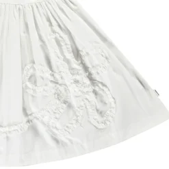 New Cortney Short-Sleeved Dress Crisp White Barn Klänningar & Kjolar