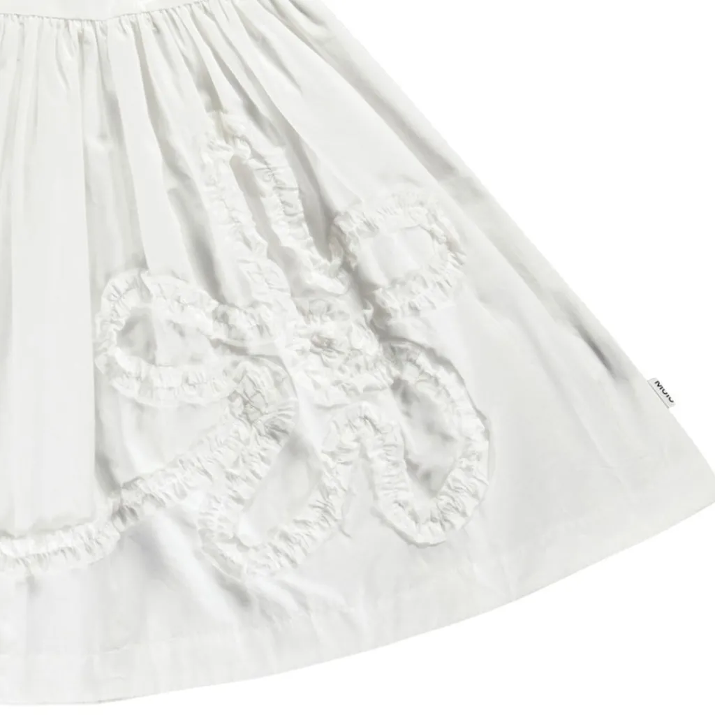 New Cortney Short-Sleeved Dress Crisp White Barn Klänningar & Kjolar