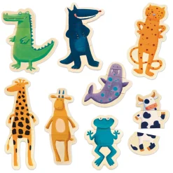 Hot Crazy Magnetiskt Djurpussel Multi Spel & Pussel