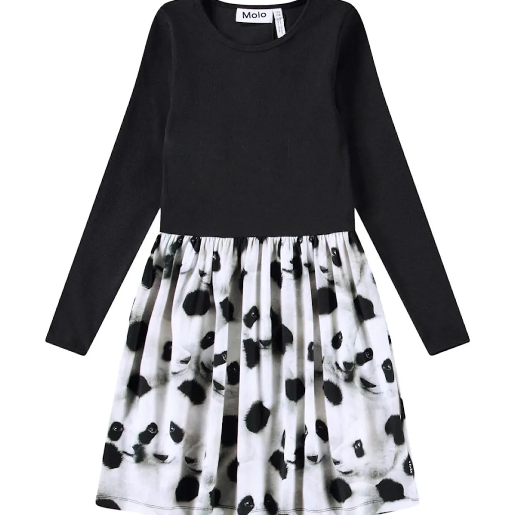Hot Credence Long-Sleeved Dress Giant Panda Barn Klänningar & Kjolar