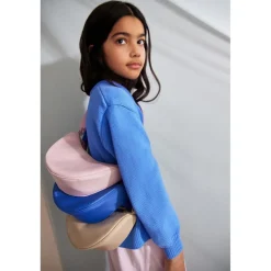 Crescent Handbag Retro Blue Barn Accessoarer