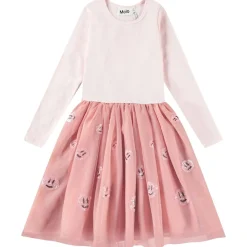 Hot Cyrus Long-Sleeved Dress Charlotte Pink Barn Klänningar & Kjolar