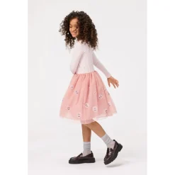 Hot Cyrus Long-Sleeved Dress Charlotte Pink Barn Klänningar & Kjolar