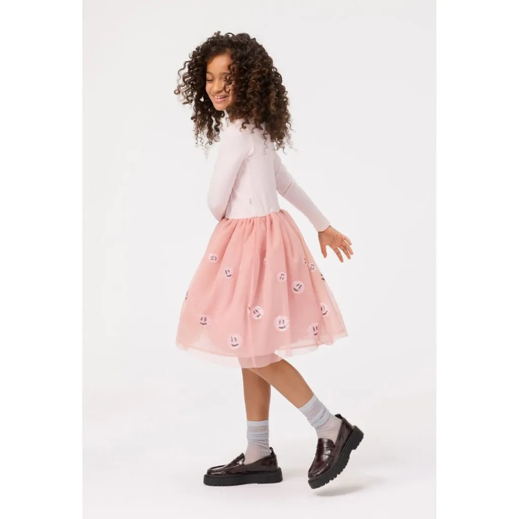 Hot Cyrus Long-Sleeved Dress Charlotte Pink Barn Klänningar & Kjolar