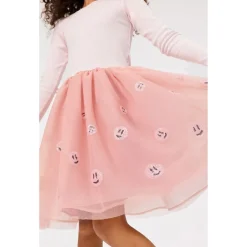 Hot Cyrus Long-Sleeved Dress Charlotte Pink Barn Klänningar & Kjolar