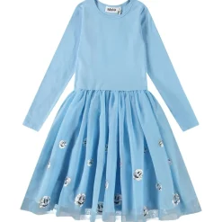 New Cyrus Long-Sleeved Dress Day Sky Barn Klänningar & Kjolar