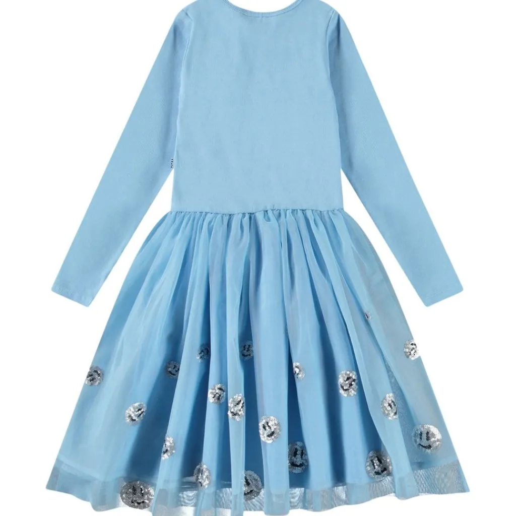 New Cyrus Long-Sleeved Dress Day Sky Barn Klänningar & Kjolar