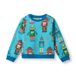 Dayton With Robots Sweatshirt Petit Four Barn Tröjor & Toppar