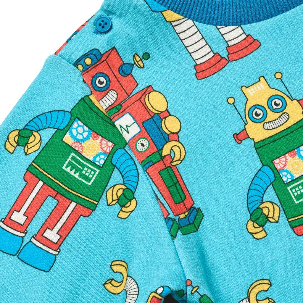 Dayton With Robots Sweatshirt Petit Four Barn Tröjor & Toppar