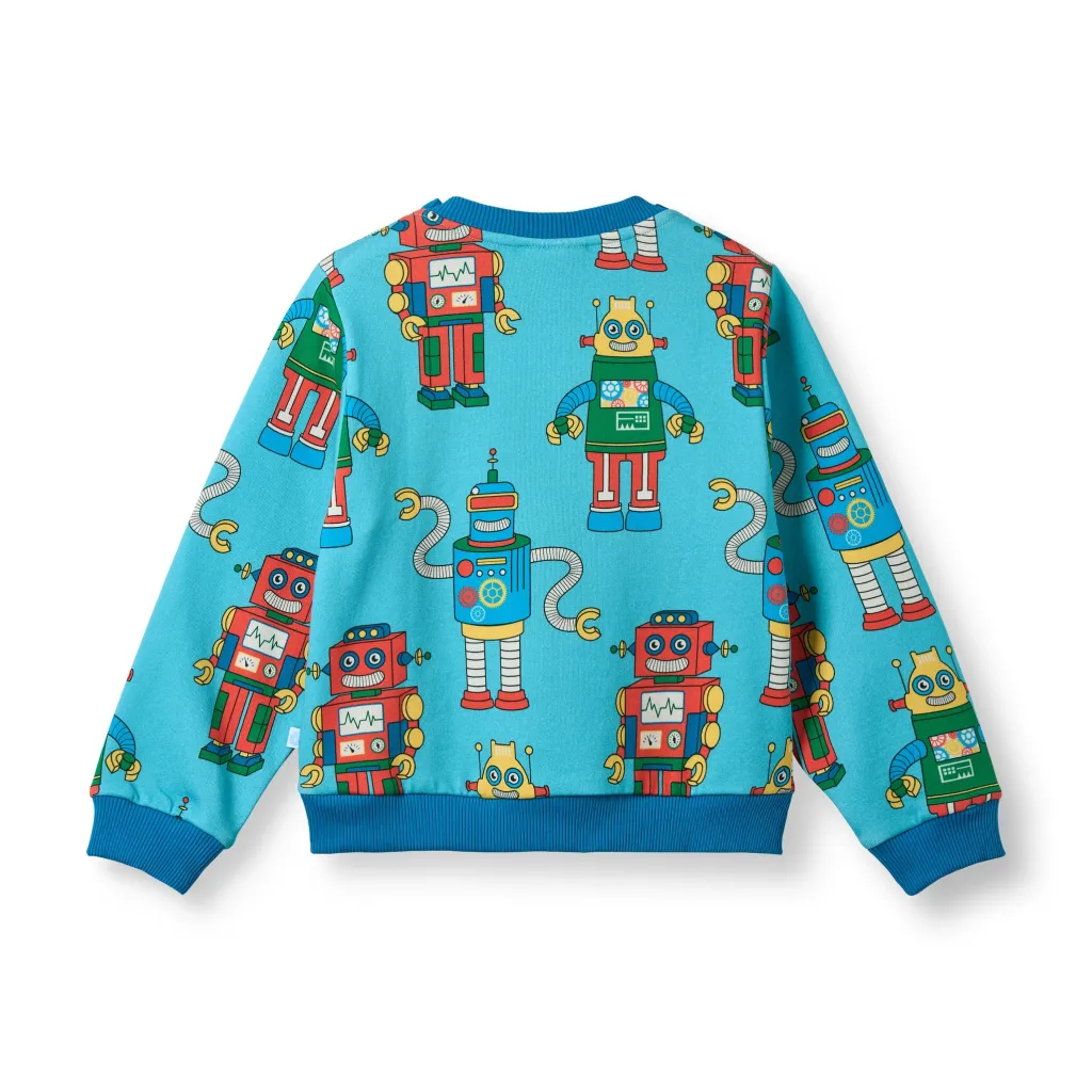 Dayton With Robots Sweatshirt Petit Four Barn Tröjor & Toppar