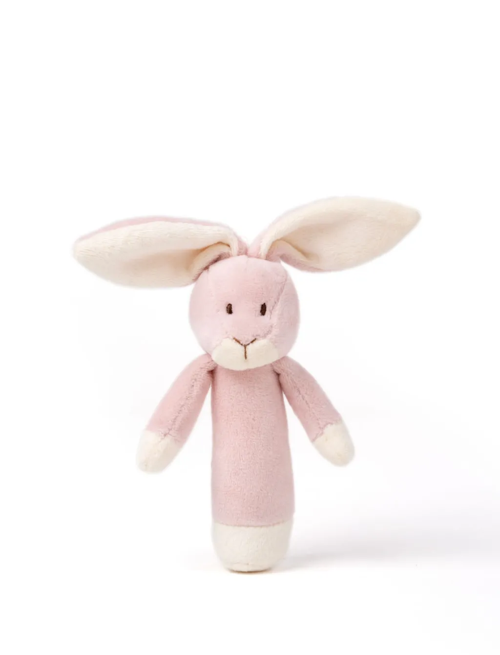 New Diinglisar Skallra Kanin Dusty Pink Babyleksaker