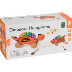 Outlet Dinosaurie Xylofon Röd Babyleksaker