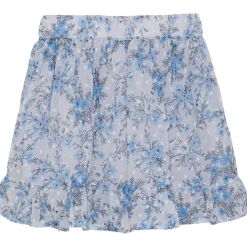 Sale Dobby Blommig Kjol Xenon Blue Barn Klänningar & Kjolar