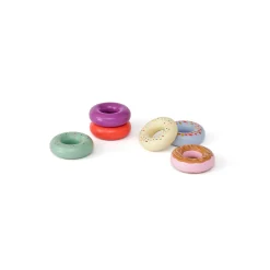Outlet Doughnuts I Trä Multi/ Pink Låtsaslek & Rollek