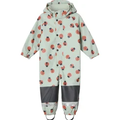 Sale Douglas Fodrad Regnoverall Pale Green Ladybug Overaller