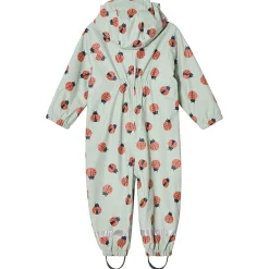 Sale Douglas Fodrad Regnoverall Pale Green Ladybug Overaller