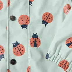 Sale Douglas Fodrad Regnoverall Pale Green Ladybug Overaller