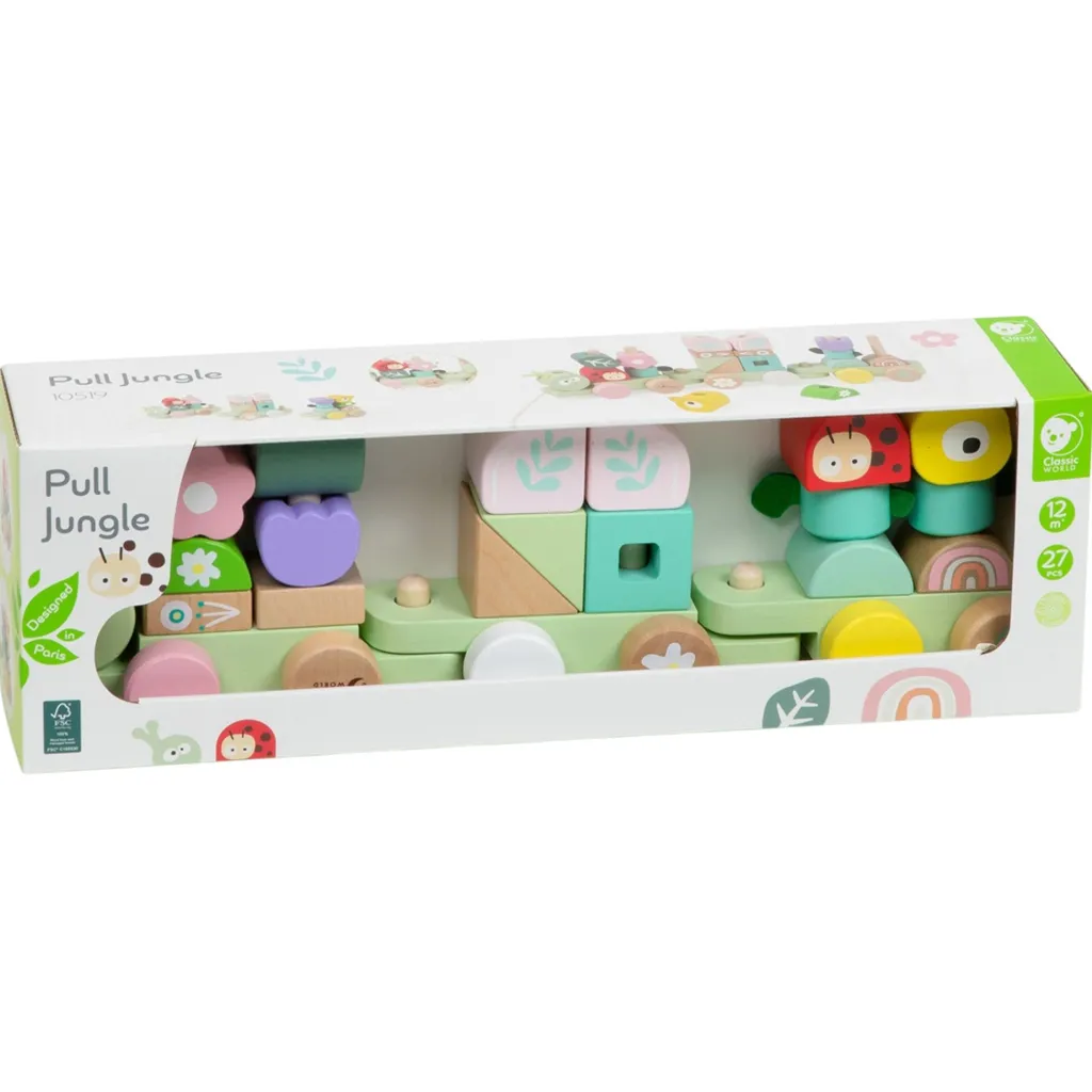 New Dragleksak Djungel Babyleksaker
