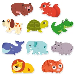 Outlet Duo Djurpussel Multi Spel & Pussel