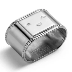 Clearance EAT Servettring Silver Äta & Dricka