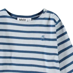 Sale Edarko Long-Sleeved T-Shirt Lagoa Stripe Barn Tröjor & Toppar