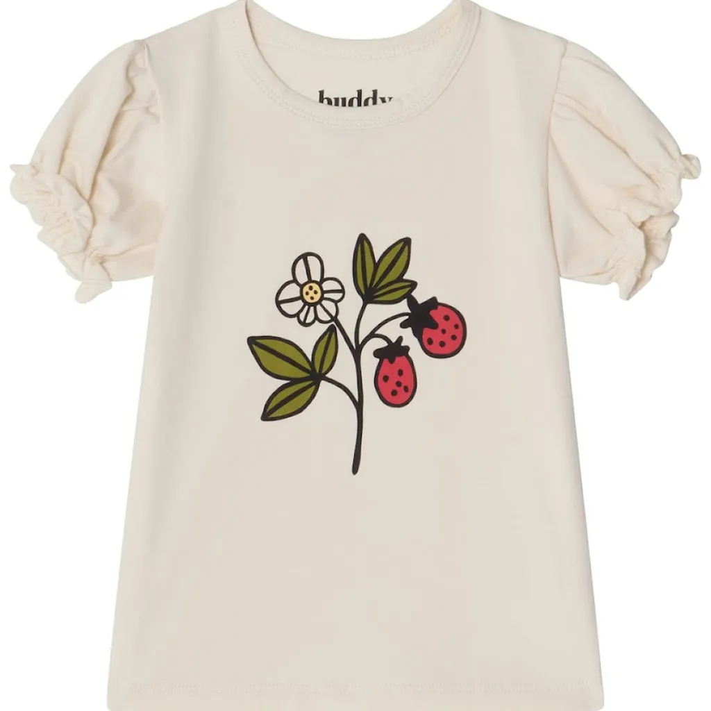 Best Elsa GOTS T-shirt Wild Strawberry Barn Tröjor & Toppar