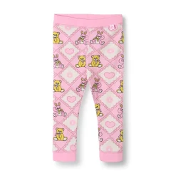 Sale Elstar Leggings För Baby Med Nallebjörnar Rosa Lace Barn Byxor & Shorts