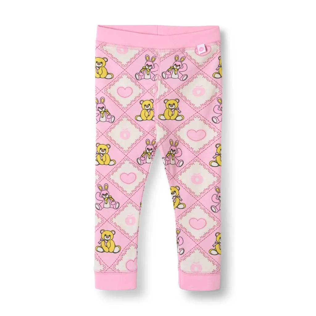 Sale Elstar Leggings För Baby Med Nallebjörnar Rosa Lace Barn Byxor & Shorts