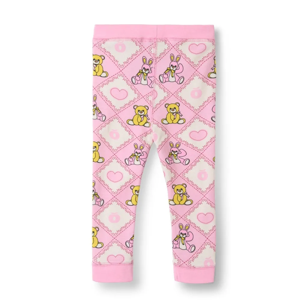 Sale Elstar Leggings För Baby Med Nallebjörnar Rosa Lace Barn Byxor & Shorts