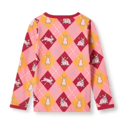 Elstar Långärmad Topp Med Kaniner Rosa Galah Barn Tröjor & Toppar