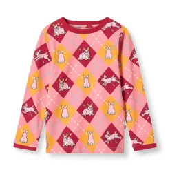 Elstar Långärmad Topp Med Kaniner Rosa Galah Barn Tröjor & Toppar