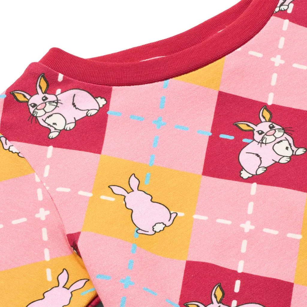 Elstar Långärmad Topp Med Kaniner Rosa Galah Barn Tröjor & Toppar