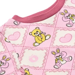 Outlet Elstar Långärmad Topp Med Nallebjörnar Rosa Lace Barn Tröjor & Toppar
