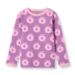 Online Elstar Långärmad Topp Med Äpplen Lila Purple Iris Barn Tröjor & Toppar