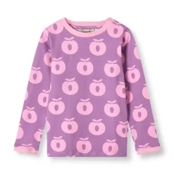 Online Elstar Långärmad Topp Med Äpplen Lila Purple Iris Barn Tröjor & Toppar