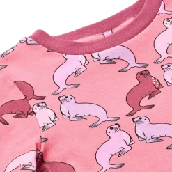 New Elstar Långärmad Topp Med Sjölejon Rosa Mauve Rose Barn Tröjor & Toppar