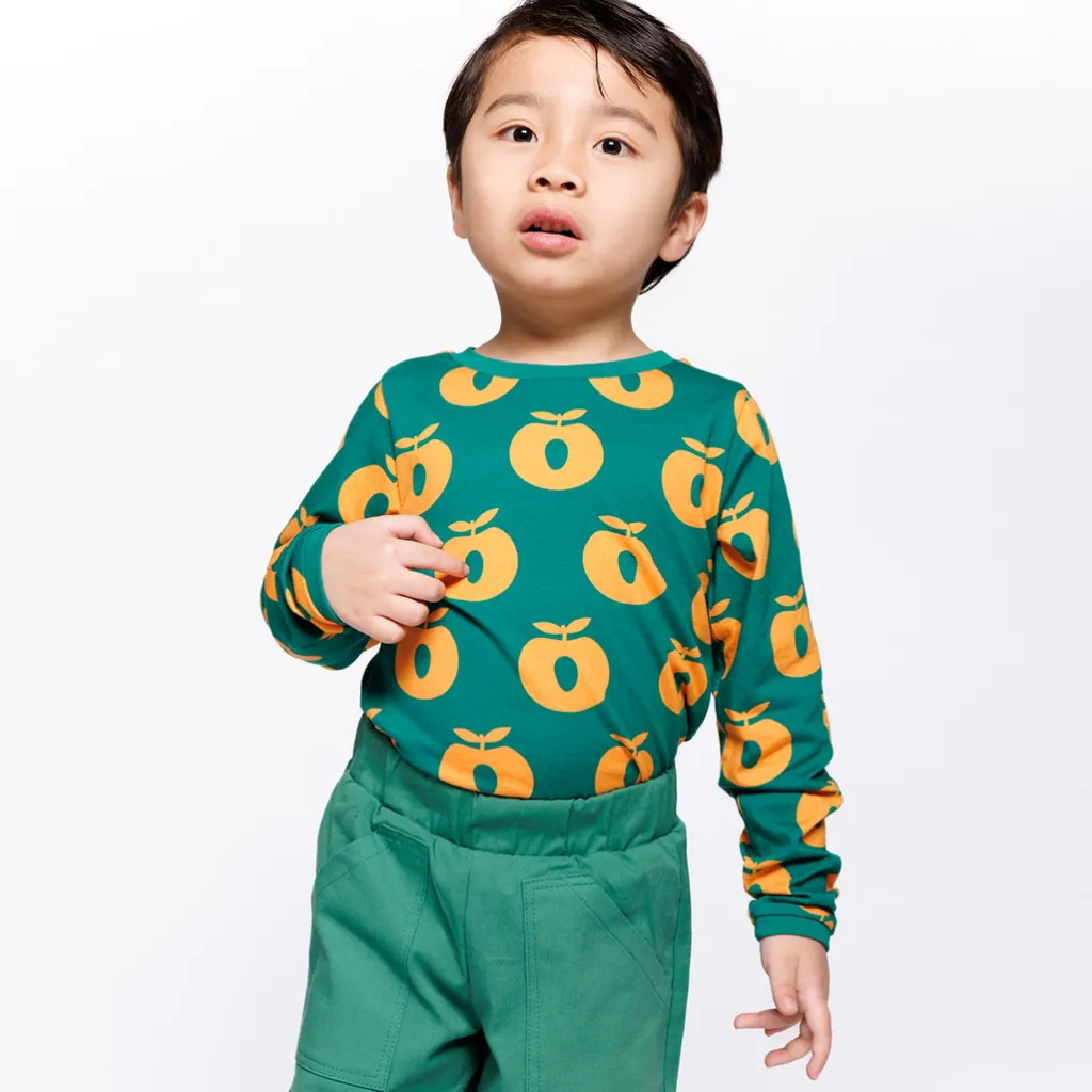 Best Elstar Long-Sleeved Top with Apples Cedar tree Barn Tröjor & Toppar