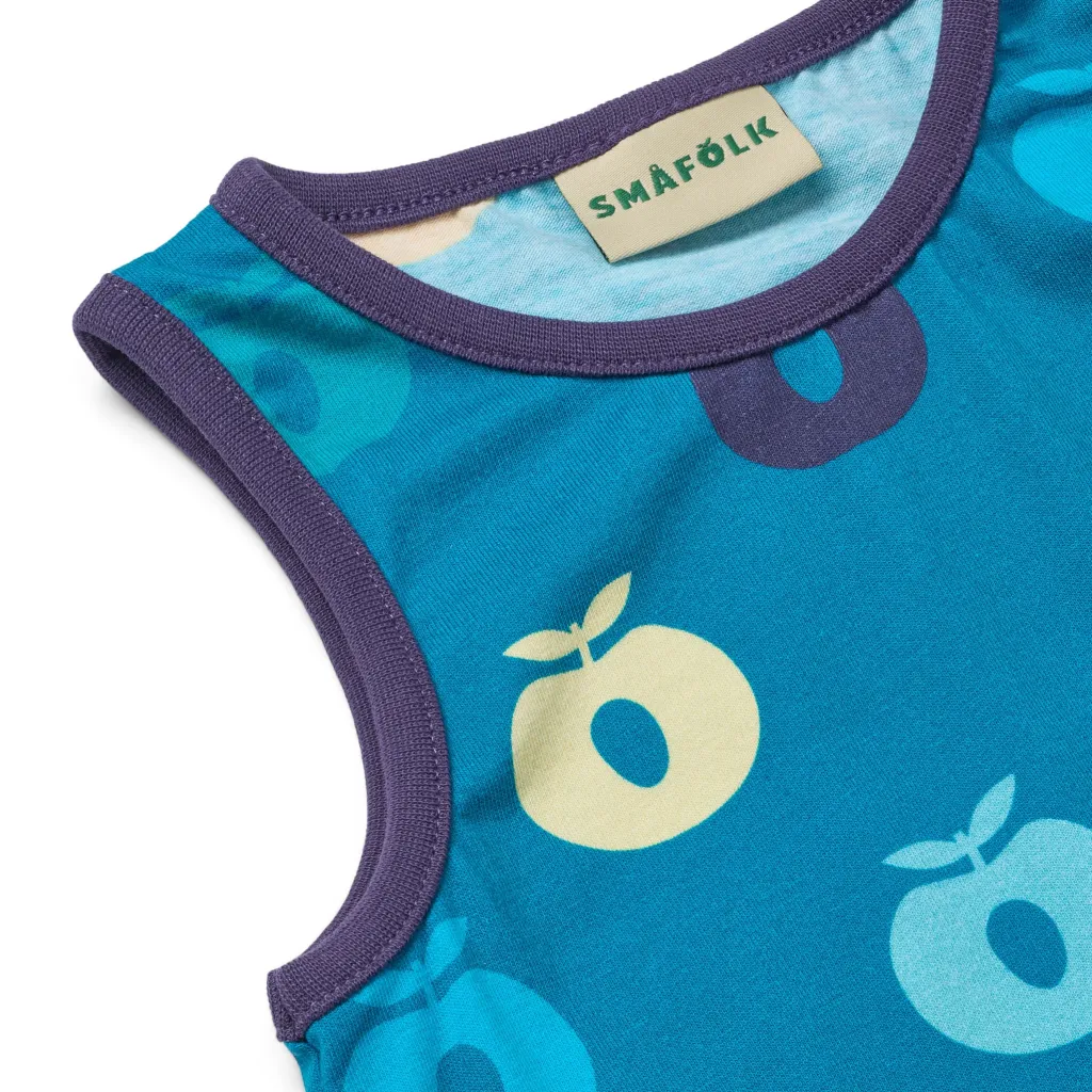 Sale Elstar Underwear Set with Apples Solid blue Barn Underkläder