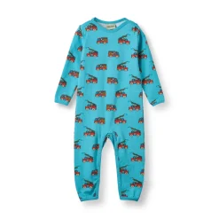 Hot Elstar With Fire Truck Babykostymer Petit Four Barn Bodys & Bodysuits