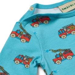 Hot Elstar With Fire Truck Babykostymer Petit Four Barn Bodys & Bodysuits