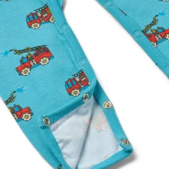 Hot Elstar With Fire Truck Babykostymer Petit Four Barn Bodys & Bodysuits