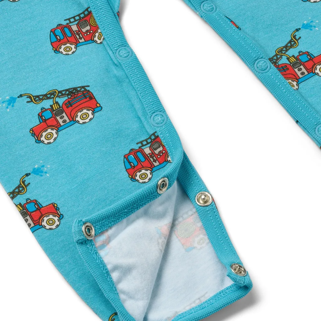 Hot Elstar With Fire Truck Babykostymer Petit Four Barn Bodys & Bodysuits