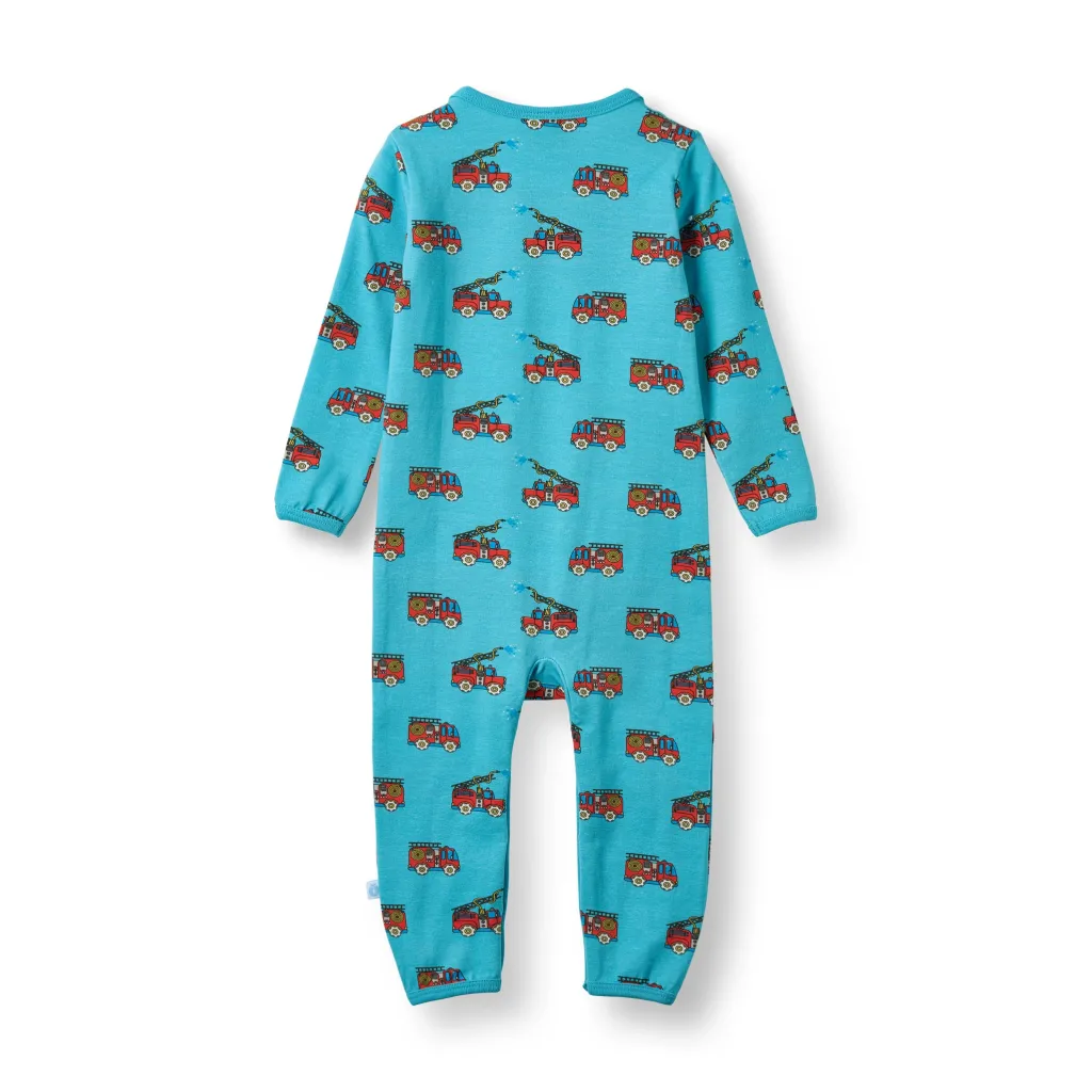 Hot Elstar With Fire Truck Babykostymer Petit Four Barn Bodys & Bodysuits