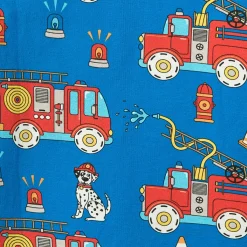 Hot Elstar With Fire Truck Långärmad T-shirt Brilliant Blue Barn Tröjor & Toppar