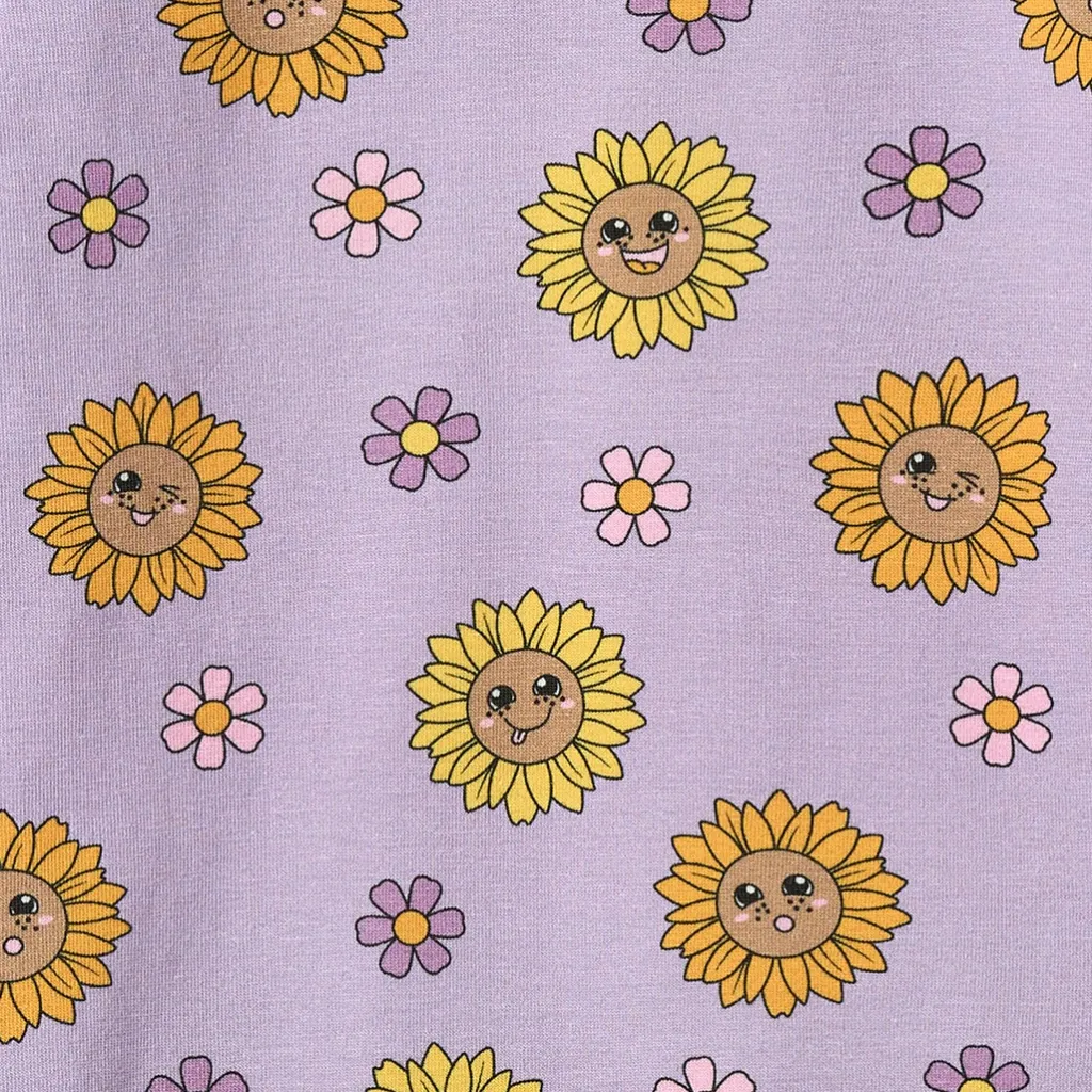 Discount Elstar With Sunflowers Baby Leggings Heather Purple Barn Byxor & Shorts